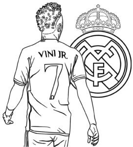 Imagen de vinicius jr 7 real madrid para imprimir